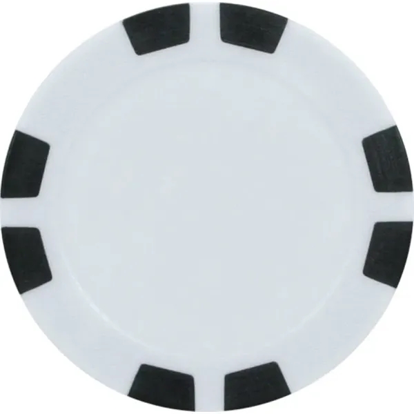 Black color option for Poker Chip Ball Marker 8 Stripe Style