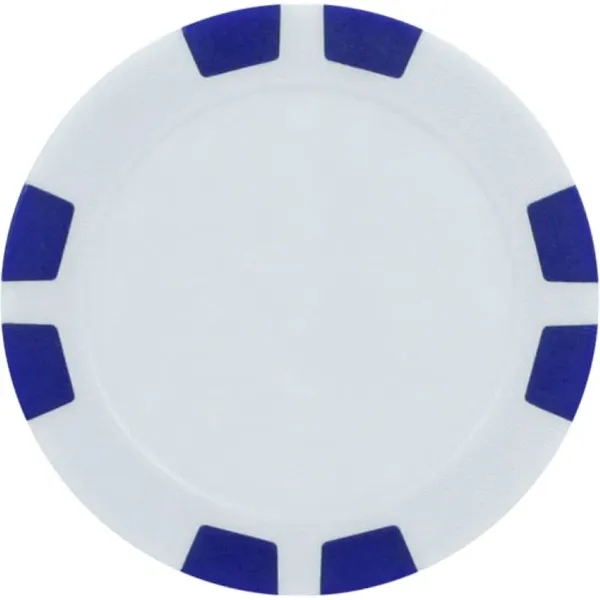 Blue color option for Poker Chip Ball Marker 8 Stripe Style
