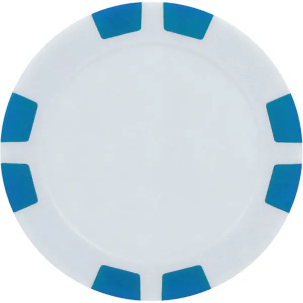 Medium Blue color option for Poker Chip Ball Marker 8 Stripe Style