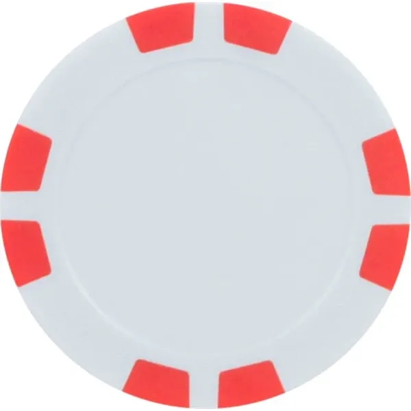Orange color option for Poker Chip Ball Marker 8 Stripe Style