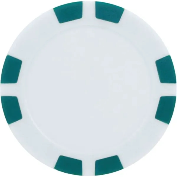 Teal color option for Poker Chip Ball Marker 8 Stripe Style