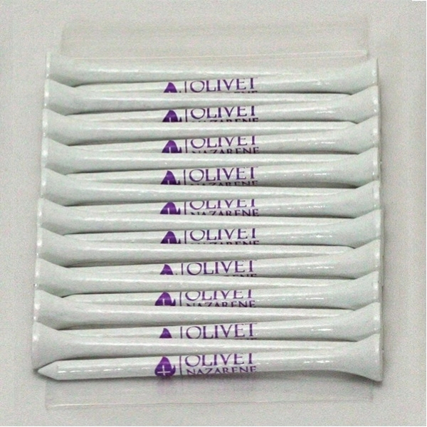 White color option for 3 1/4" Golf Tees
