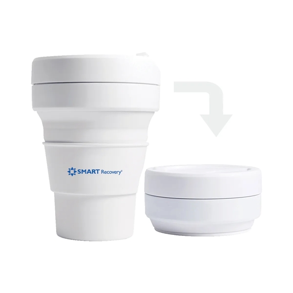 Quartz color option for Stojo 12 Oz. Collapsible Cup