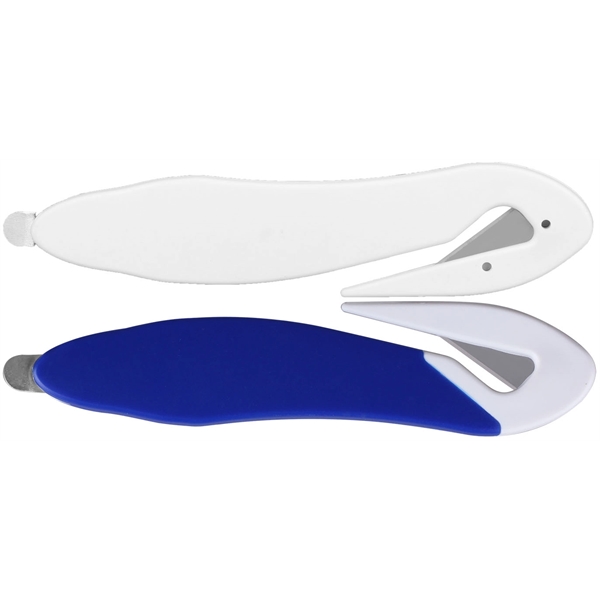 Blue / white color option for Staple Remover W/ Letter Opener