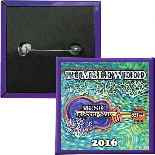 Main photo of 2" Square Safety Pin Button