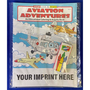Photo of Aviation Adventures Coloring And Activity Book Fun Pack