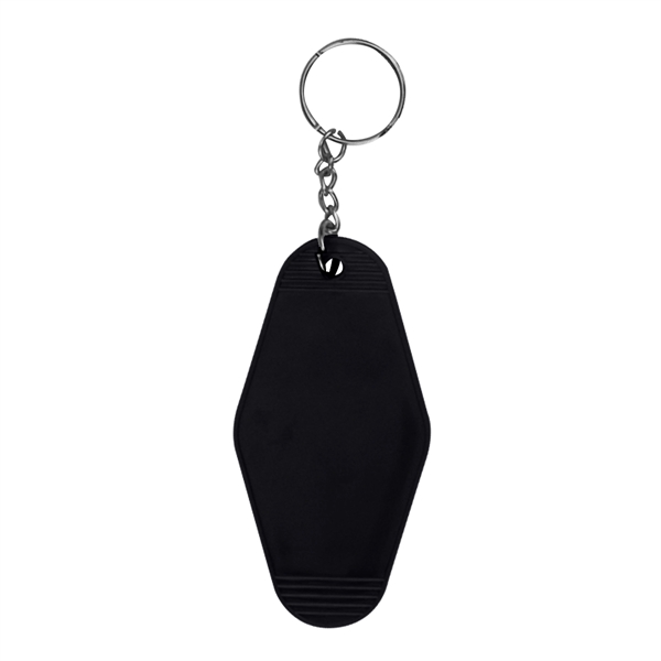 BLACK color option for Motel Style Key Ring