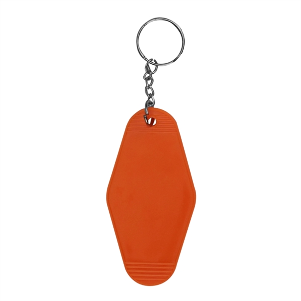 ORANGE color option for Motel Style Key Ring