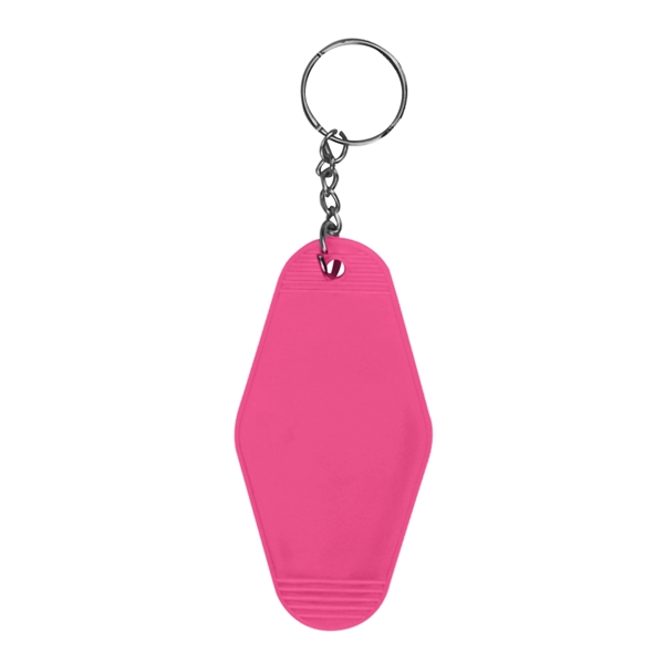 PINK color option for Motel Style Key Ring