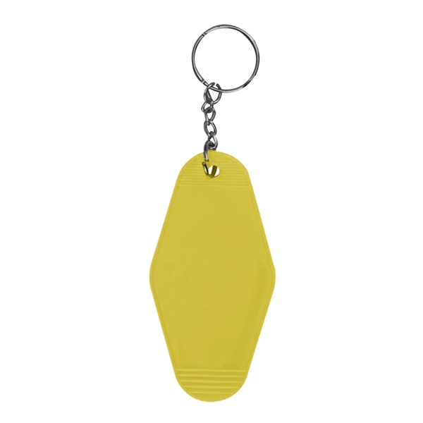 YELLOW color option for Motel Style Key Ring