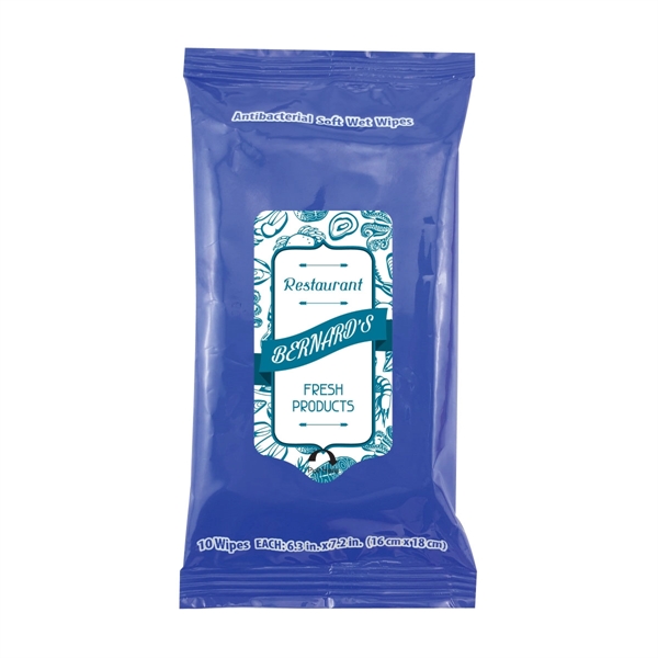 Blue color option for 10 Pack Wipes