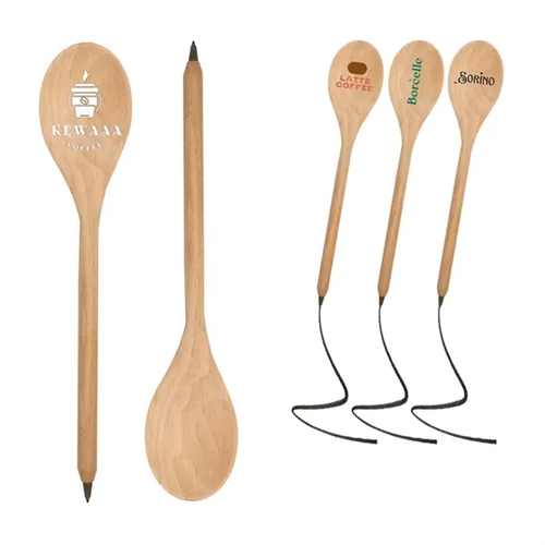 Photo of Wooden Spoon Shape Ballpoint Pen