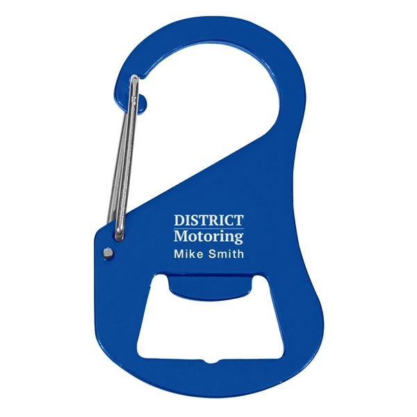 BLUE color option for Carabiner Bottle Opener