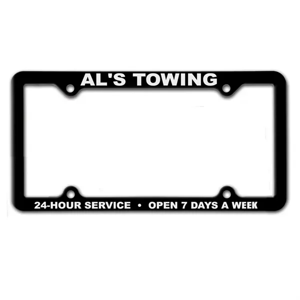 Black color option for Thin Panel License Plate Frames