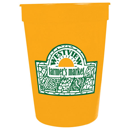 Neon Orange color option for 12 Oz. Stadium Cup