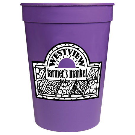 Purple color option for 12 Oz. Stadium Cup
