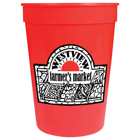 Red color option for 12 Oz. Stadium Cup