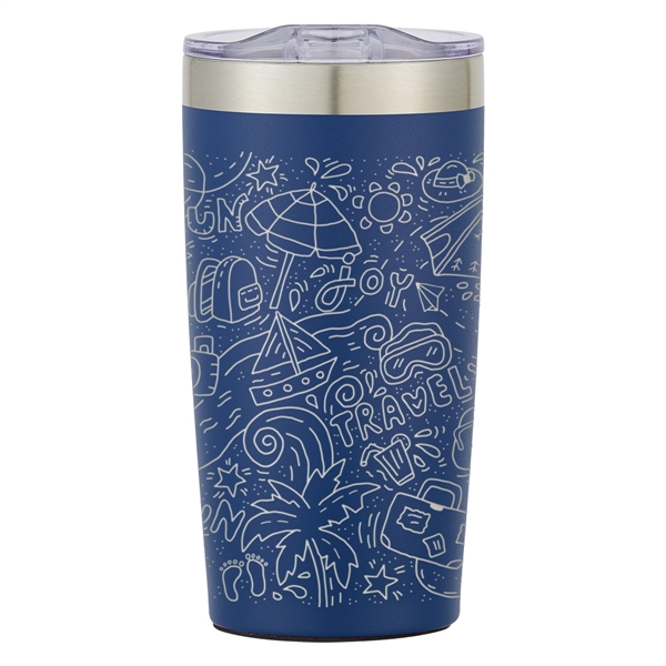 Navy Blue color option for 20 Oz. Full Laser Two Tone Himalayan Tumbler