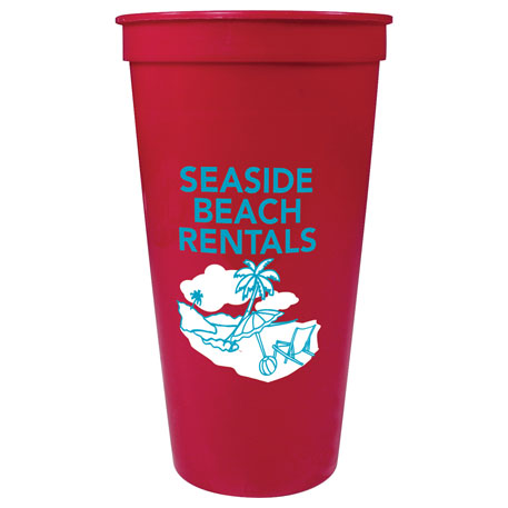 Burgundy color option for 24 Oz. Stadium Cup