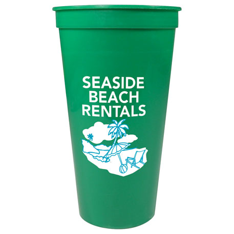 Green color option for 24 Oz. Stadium Cup
