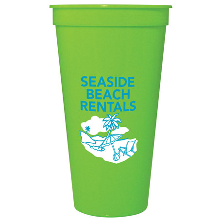Lime Green color option for 24 Oz. Stadium Cup