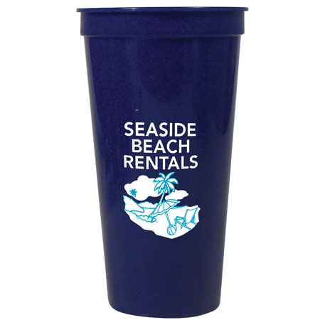 Navy Blue color option for 24 Oz. Stadium Cup