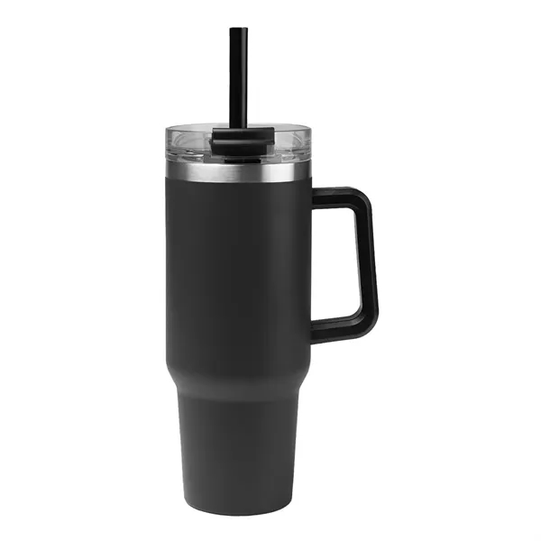 Recycled Black color option for 40 Oz. Intrepid Stainless Steel Tumbler