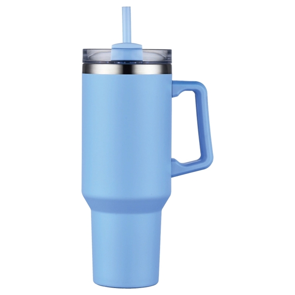 Light Blue color option for Beluga 40 Oz. Vacuum Insulated Tumbler Mug W/ Handle