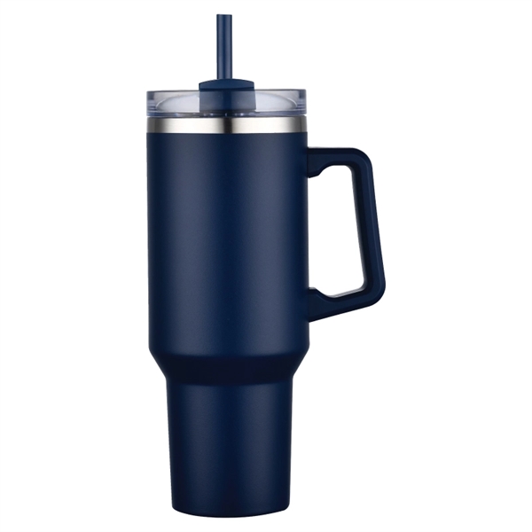 Navy Blue color option for Beluga 40 Oz. Vacuum Insulated Tumbler Mug W/ Handle