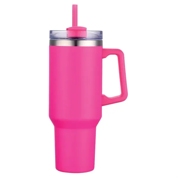 Pink color option for Beluga 40 Oz. Vacuum Insulated Tumbler Mug W/ Handle