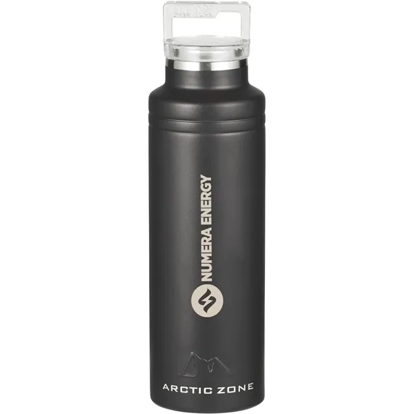 Black (Bk) color option for Arctic Zone® Titan Thermal Hp® Copper Bottle 20oz
