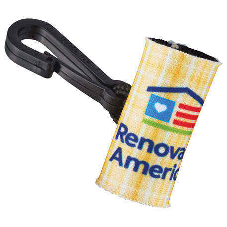 Sublimation color option for Neoprene Lip Balm Sleeve With Clip