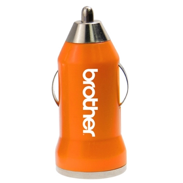 Orange color option for Classic Usb Mini Car Charger   Car Power Adapter