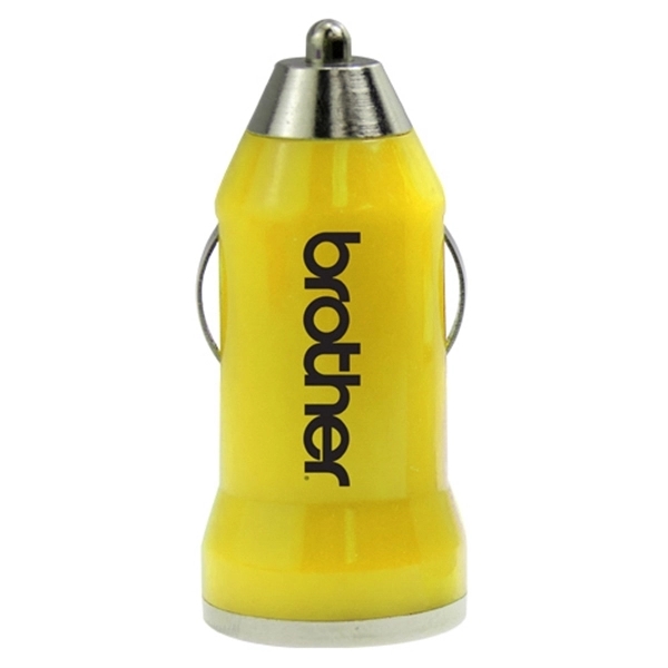 Yellow color option for Classic Usb Mini Car Charger   Car Power Adapter