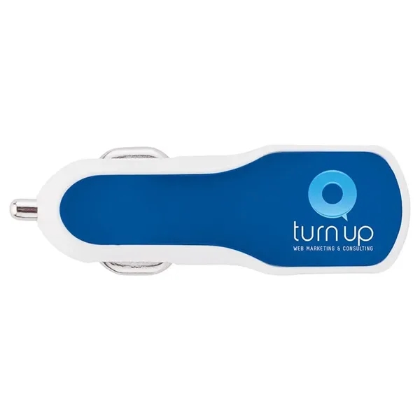 Blue color option for Solas Twin Port Usb Car Charger