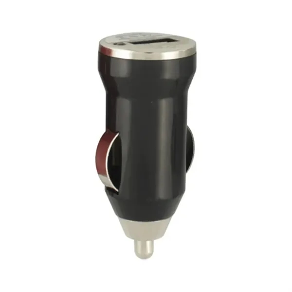 Black-Silver color option for Usb Mini Car Charger And Adapter