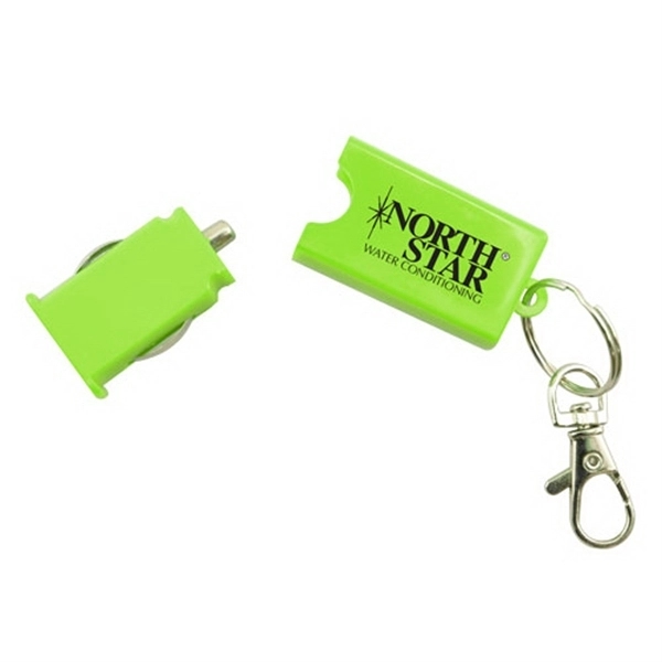 Lime color option for Usb Car Charger On A Key Chain