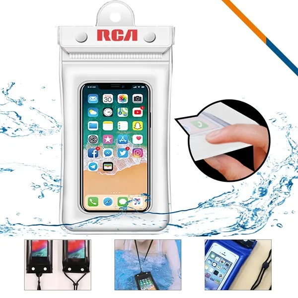 White color option for Zeal Waterproof Phone Pouch