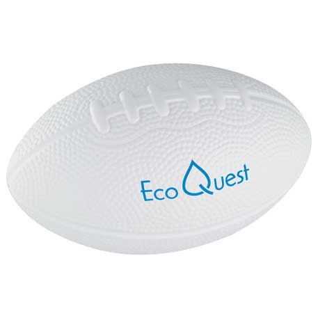 White color option for 3 1/2" Football Stress Reliever