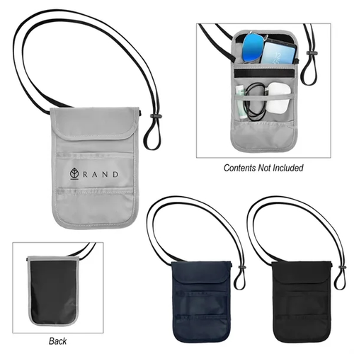 Main photo of Rfid Data Blocking Neck Wallet