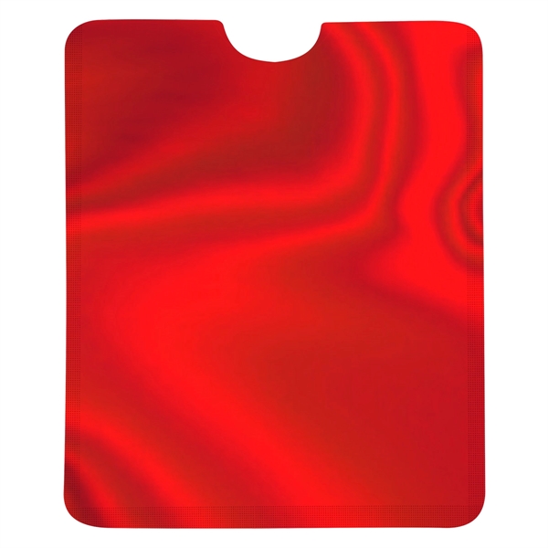 Red color option for Rfid Data Blocking Phone Card Sleeve