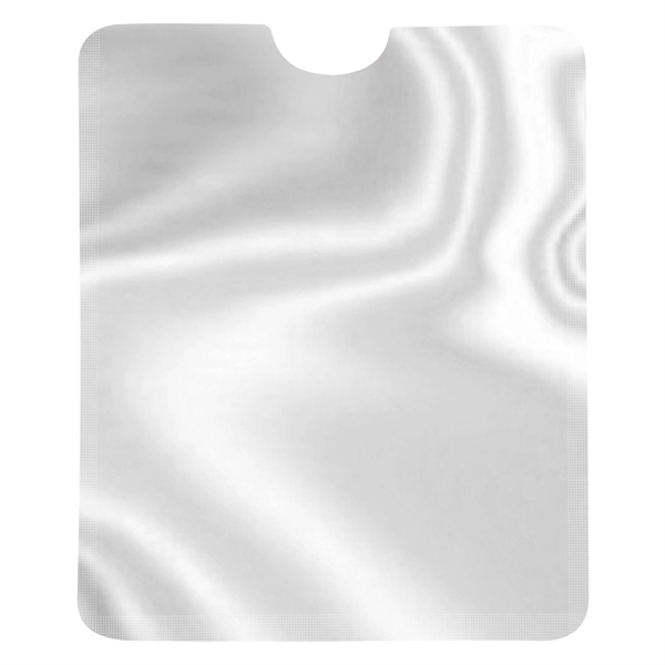 Silver color option for Rfid Data Blocking Phone Card Sleeve