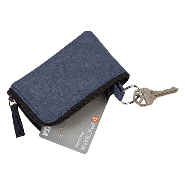 Navy Blue color option for Rfid Blocking Card Pouch