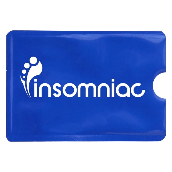 Blue color option for Rfid Credit Card Protector Sleeve