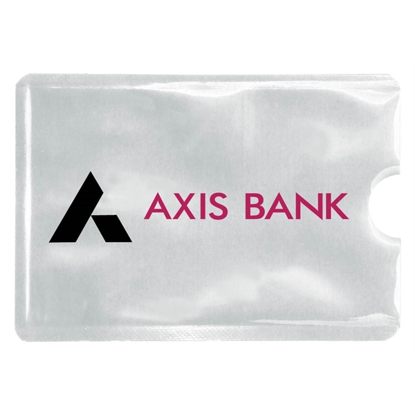 Silver color option for Rfid Credit Card Protector Sleeve