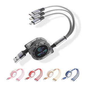 Photo of 3 In 1 Extra Long Retractable Usb Fast Charging Data Cable