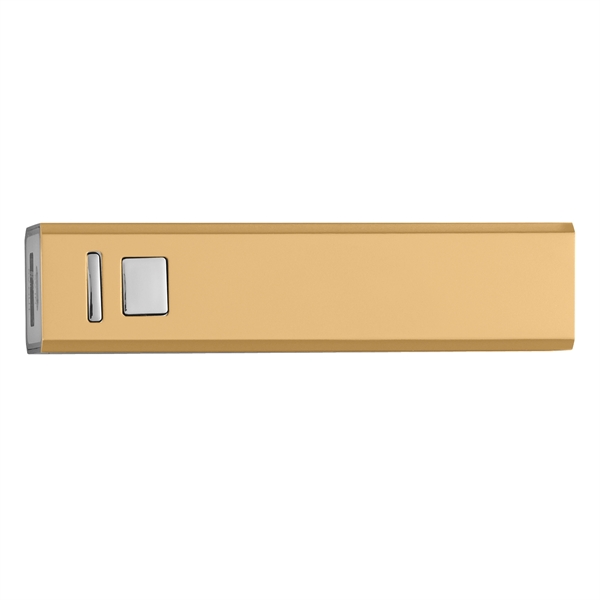 GOLD color option for Ul Listed 2200 M Ah On The Go Portable Charger