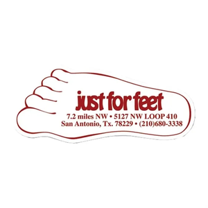Photo of Footprint Foot Shape Vinyl Magnet   20mil