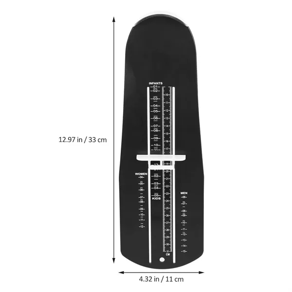 Black color option for Foot Measuring Device