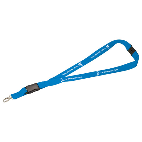 Process Blue color option for Hang In There Lanyard Plus